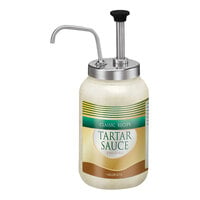 Server 1 oz. Stainless Steel Condiment Pump for 1 Gallon Containers