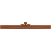 Carlisle 4156801 Sparta Spectrum 24 inch Brown Double Foam Floor Squeegee with Plastic Frame