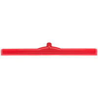 Carlisle 4156805 Sparta Spectrum 24 inch Red Double Foam Floor Squeegee with Plastic Frame