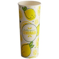 Carnival King 22 oz. Poly Paper Lemonade Cup - 40/Pack