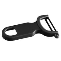 Mercer Culinary M33071BKB 4 inch Black Y Vegetable Peeler with Straight High Carbon Steel Blade