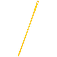 Carlisle 41225EC04 Sparta Spectrum 48 inch Yellow Threaded Fiberglass Broom / Squeegee Handle