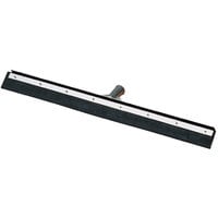 Carlisle 361202400 Flo-Pac 24 inch Black Straight Blade Rubber Squeegee with Metal Frame