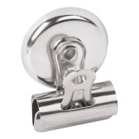 Universal 31260 7/16 inch Capacity Nickel-Plated Bulldog Magnetic Clip   - 18/Pack