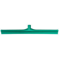 Carlisle 3656809 Sparta Spectrum 24 inch Green Single Blade Rubber Squeegee with Plastic Frame