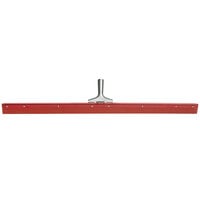 Carlisle 4007700 Flo-Pac 36 inch Straight Red Gum Rubber Heavy-Duty Floor Squeegee with Metal Frame