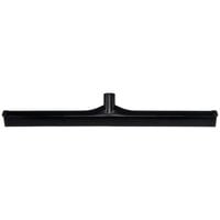 Carlisle 3656803 Sparta Spectrum 24 inch Black Single Blade Rubber Squeegee with Plastic Frame
