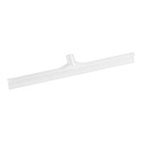 Carlisle 3656802 Sparta 24" White Single Blade Rubber Squeegee with Plastic Frame