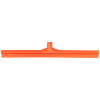 Carlisle 3656824 Sparta Spectrum 24 inch Orange Single Blade Rubber Squeegee with Plastic Frame