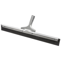 Carlisle 361201800 Flo-Pac 18 inch Black Straight Blade Rubber Squeegee with Metal Frame