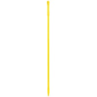 Carlisle 40225EC04 Sparta Spectrum 60" Yellow Threaded Fiberglass Broom / Squeegee Handle