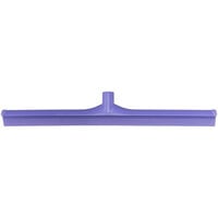 Carlisle 3656868 Sparta Spectrum 24 inch Purple Single Blade Rubber Squeegee with Plastic Frame