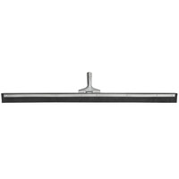 Carlisle 361203600 Flo-Pac 36 inch Black Straight Blade Rubber Squeegee with Metal Frame