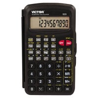 Victor 920 10-Digit LCD Compact Scientific Calculator with Hinged Case