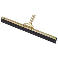 Rubbermaid FC9C3200BLA 24 inch Black Straight Blade Rubber Floor Squeegee with Metal Frame
