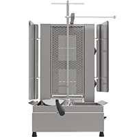 Inoksan PDG112M-LP Liquid Propane Gyro Machine / 2 Double Vertical Broiler with Mesh Shield - 66-99 lb. Capacity