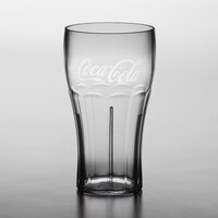 Carlisle 439945200 24 oz. Clear Coca-Cola® SAN Plastic Stackable Tumbler - 72/Case