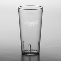 Carlisle 52203550A Stackable 20 oz. Clear Coca-Cola® SAN Plastic Tumbler - 72/Case