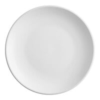 Acopa 6 1/2" Matte White Coupe Stoneware Plate - 36/Case