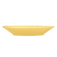 World Tableware FH-514B Farmhouse 27 oz. Round Butter Yellow Porcelain Soup and Salad Bowl - 12/Case