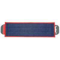 Unger SmartColor DM40R 16" Red Microfiber Damp Mop Pad