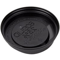 Eco-Products 10, 12, 16, and 20 oz. Black Recycled Content Hot Paper Cup Lid - 1000/Case
