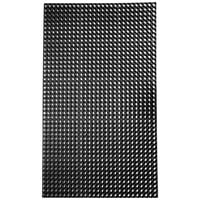 Notrax T25S0035BL T25 Challenger 3' x 5' Black Anti-Fatigue Rubber Floor Mat - 3/4 inch Thick