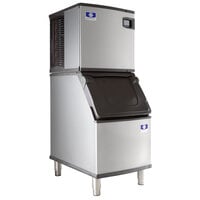 Manitowoc IYT0420A Indigo NXT 22 inch Air Cooled Half Dice Ice Machine with D320 Ice Bin - 115V, 460 lb.