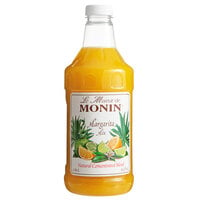 Monin 1/2 Gallon Natural Concentrated Margarita Mix
