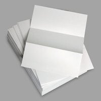Domtar 8824 8 1/2 inch x 11 inch White Ream of 3 2/3 inch Perforated Custom Cut-Sheet Copy Paper - 500 Sheets
