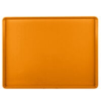 Cambro 1520D220 15" x 20" Citrus Orange Fiberglass Dietary Tray - 12/Case