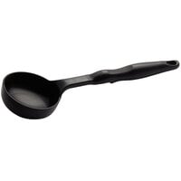 Vollrath 5283920 6 oz. Black High Heat Solid Round Nylon Spoodle® Portion Spoon