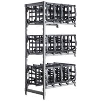 Cambro EA243672C96580 Camshelving® Elements Full-Size Stationary Add-On #10 Can Rack Unit