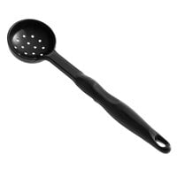 Vollrath 5283620 3 oz. Black High Heat Perforated Round Nylon Spoodle® Portion Spoon