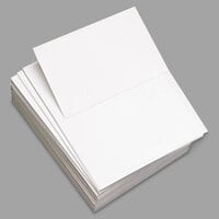 Domtar 8823 8 1/2 inch x 11 inch White Pack of 5 1/2 inch Perforated Custom Cut-Sheet Copy Paper - 2500 Sheets