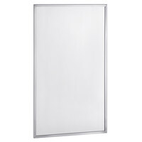 Bobrick B-165 1830 18 inch x 30 inch Wall-Mounted Mirror with Stainless Steel Channel Frame