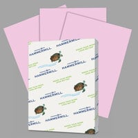 Hammermill 102269 8 1/2" x 11" Lilac Case of 20# Recycled Colored Copy Paper - 5000 Sheets