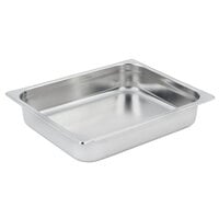 Bon Chef 12022 1/2 Size Stainless Steel Food Pan - 2 1/2" Deep