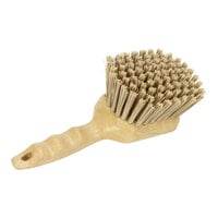 Carlisle 40541EC25 Sparta 8" Tan Floating Utility / Pot Scrub Brush