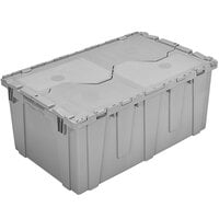 Choice 25 inch x 15 inch x 12 inch Gray Chafer / Storage Box