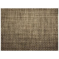 H. Risch, Inc. GA-2015 16 inch x 12 inch Sandstone Woven Vinyl Rectangle Placemat - 12/Pack