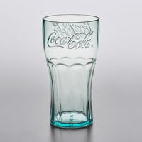 GET 1116-JC Bell 16 oz. Jade Coca-Cola® SAN Plastic Soda Glass - 72/Case