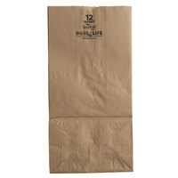 Duro Husky Dubl Life 12 lb. Heavy-Duty Brown Paper Bag - 400/Bundle