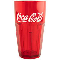 GET 9916-RC Bahama 16 oz. Red Coca-Cola® SAN Plastic Tumbler - 72/Case