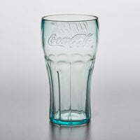 GET 1126-JC Bell 26 oz. Jade Coca-Cola® SAN Plastic Soda Glass - 72/Case