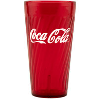 GET 2232-RC Tahiti 32 oz. Red Coca-Cola® SAN Plastic Tumbler - 72/Case