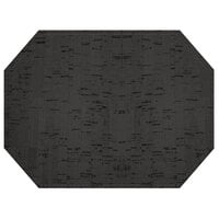 H. Risch, Inc. PLACEMATDXOCT-VINOSLATE Vino 16" x 12" Customizable Slate Premium Sewn Faux Cork Octagon Placemat