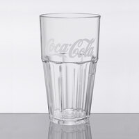 GET 9932-CC Bahama 32 oz. Clear Coca-Cola® SAN Plastic Tumbler - 72/Case