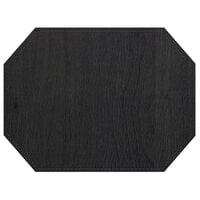 H. Risch, Inc. PLACEMATDXOCT-SHERWOODSHADOW Sherwood 16" x 12" Customizable Shadow Premium Sewn Faux Wood Octagon Placemat