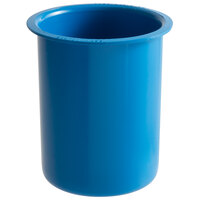 Steril-Sil PC-700-BLUE Blue Solid Plastic Flatware Cylinder